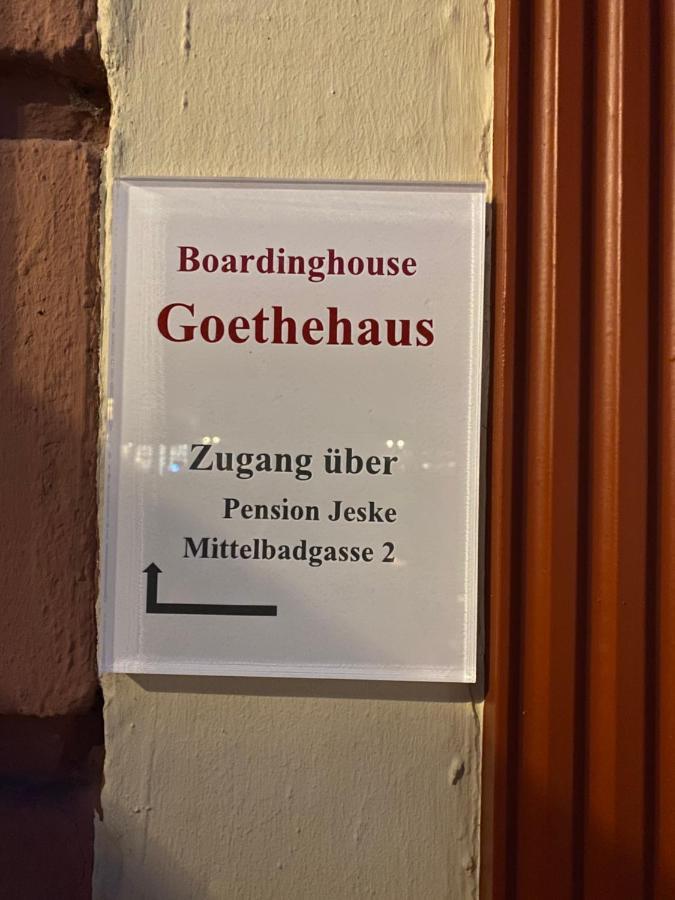 Boardinghouse Goethehaus Lägenhet Heidelberg Exteriör bild